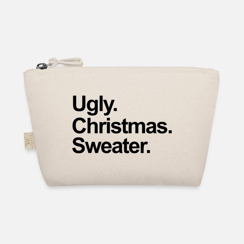 hässlicher Weihnachtspullover Bio-Täschchen