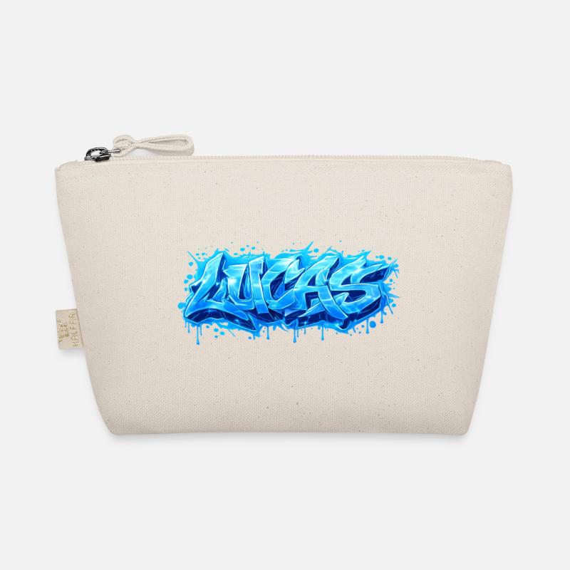 Graffiti LUCAS Name Gift Ideal Printable Organic Pouch