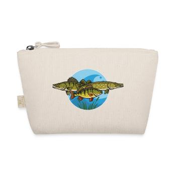 Perch, pike, zander, predator, fishing - Organic Pouch - nature - Front