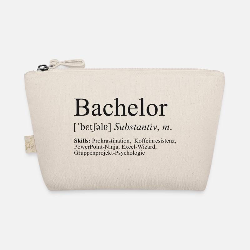 Bachelor - Bio-Täschchen - Natur