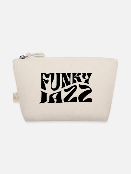 Funky Jazz music logo design - Organic Pouch - nature - Front