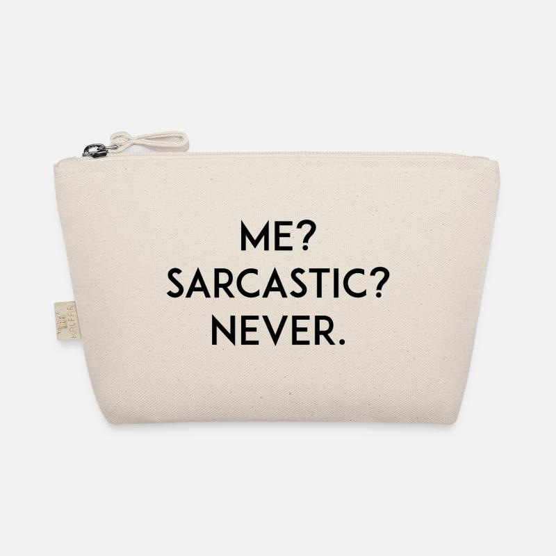 Ich? Sarkastisch? Niemals - Bio-Täschchen - Natur