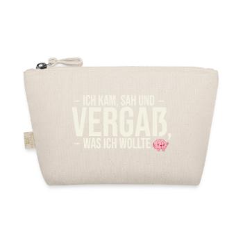I came, saw and forgot... | Fun Shirt - Organic Pouch - nature - Front