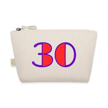 30. 30 YEARS. 30th ANNIVERSARY. 30 YEARS ANNIVERSARY. - Organic Pouch - nature - Front