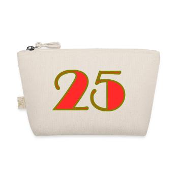 25. 25 ANS. 25e ANNIVERSAIRE. ANNIVERSAIRE 25 ANS. - Trousse biologique - nature - Devant