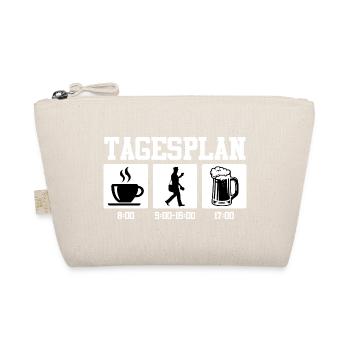 Postman DAILY SCHEDULE Parcel Deliverer Funny - Organic Pouch - nature - Front