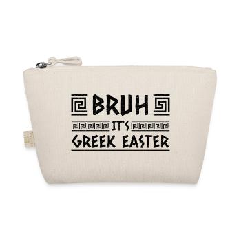 Bruh, es ist griechisch, Oster-Pascha-Orthodoxie - Bio-Täschchen - Natur - Vorne