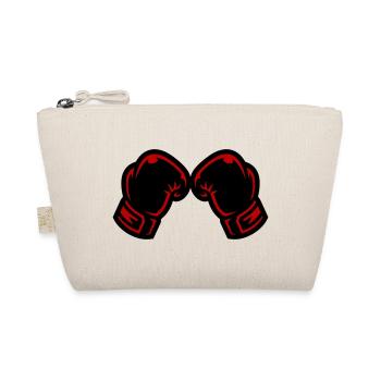 Boxing Gloves Icon Logo - Organic Pouch - nature - Front