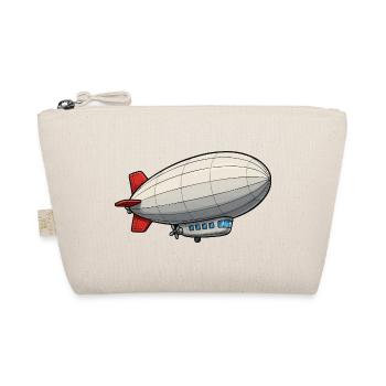 Zeppelin de dessins animés de dirigeables - Trousse biologique - nature - Devant