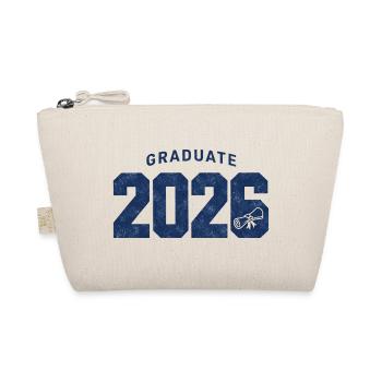 Graduate 2026 – Design Diplôme Vintage - Trousse biologique - nature - Devant