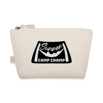 Summer Camp Champ Fun Kids Outdoor Adventure - Organic Pouch - nature - Front