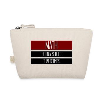 Math The Only Subject That Counts Nerd Mathe Logo - Organic Pouch - nature - Front