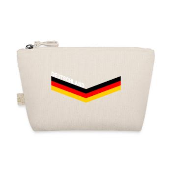 DEUTSCHLAND GERMANY EUROPA DEUTSCHE SPORT FAN - Bio-Täschchen - Natur - Vorne