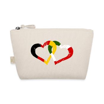 Italien Deutschland Liebe - Bio-Täschchen - Natur - Vorne