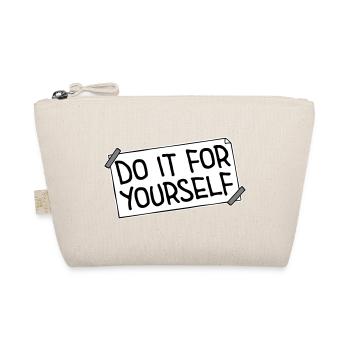 Do It For Yourself Inspirierend Selbstliebe Zitat - Bio-Täschchen - Natur - Vorne