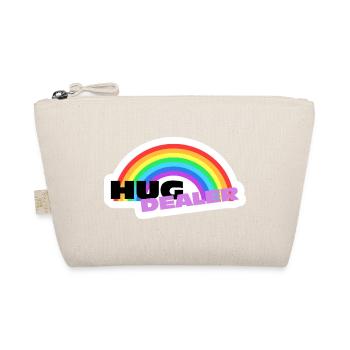 Hug Dealer Stickers: Colorful Rainbow Design - Organic Pouch - nature - Front