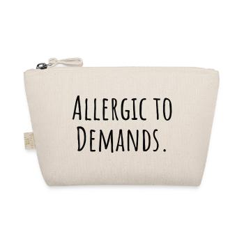 Allergic_to_Demands PDA Neurodivergentes Geschenk - Bio-Täschchen - Natur - Vorne