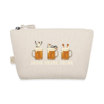 Drink Drank Drunk Beer Seagulls Beach - Organic Pouch - nature - Front