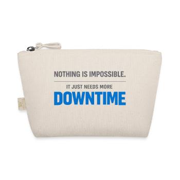 Nothing is impossible – More downtime - Organic Pouch - nature - Front
