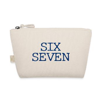 Six Seven - 67 - Typo - Meme - Basketball - Bio-Täschchen - Natur - Vorne