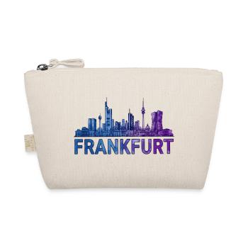 Frankfurt Stadt Skyline - Bio-Täschchen - Natur - Vorne