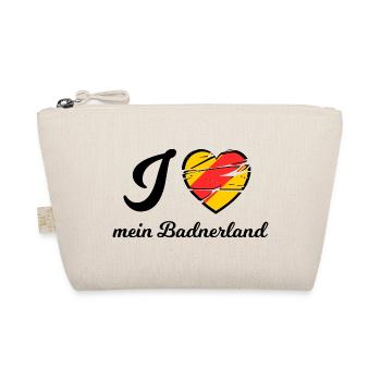 Herz im Street-Style Badnerland - Bio-Täschchen - Natur - Vorne