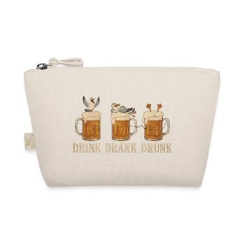 Drink Drank Drunk Beer Ducks Pub Humor - Bio-Täschchen - Natur - Vorne