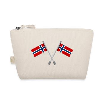 Norwegische Flagge - Bio-Täschchen - Natur - Vorne