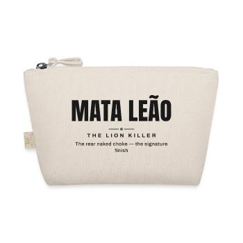 Mata Leão — Die Löwenjägerin | Echtes Jiu-Jitsu - Bio-Täschchen - Natur - Vorne
