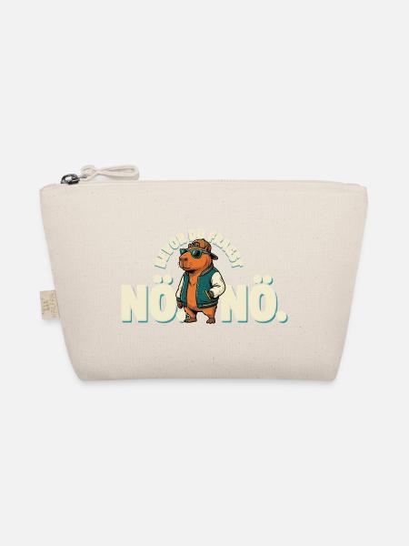Beaver Streetstyle – Nö Nö Grafik - Bio-Täschchen - Natur