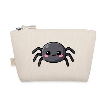 Niedliche Kawaii Halloween Spinne Geschenk Kinder  - Bio-Täschchen - Natur - Vorne