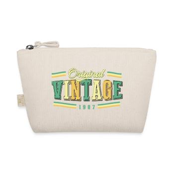 39. Geburtstag Original Vintage 1987 Retro - Bio-Täschchen - Natur - Vorne