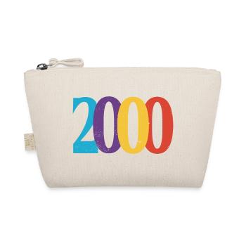 Geboren im Jahr 2000 Geburtstagsgeschenk Geburtstag - Bio-Täschchen - Natur - Vorne