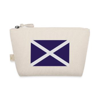 Schottland-Flagge - Scottish Saltire - Bio-Täschchen - Natur - Vorne