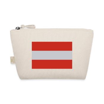 Flagge Österreich - Bio-Täschchen - Natur - Vorne
