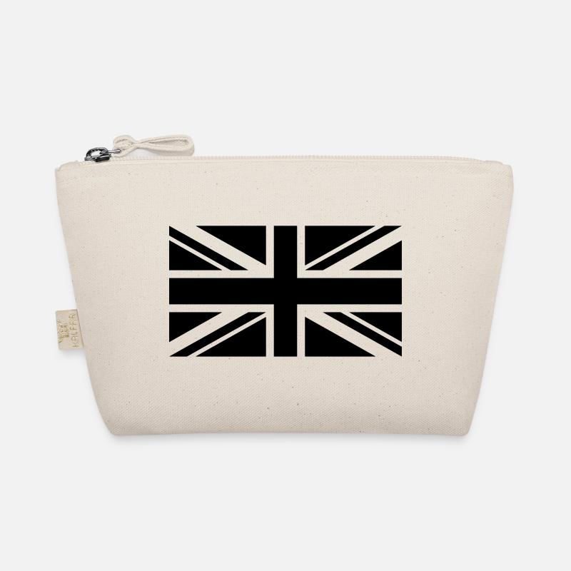 England Fahne einfarbig Bio-Täschchen
