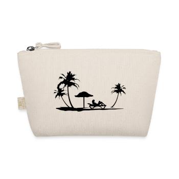 Holiday Beach with Woman Silhouette on Beach - Trousse biologique - nature - Devant