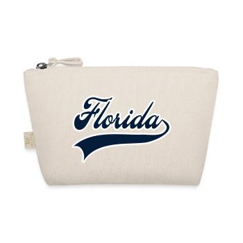 florida weiß navy - Bio-Täschchen - Natur - Vorne
