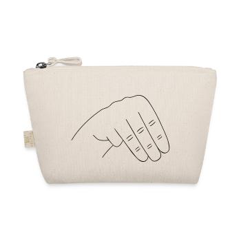 Hand sign - Organic Pouch - nature - Front