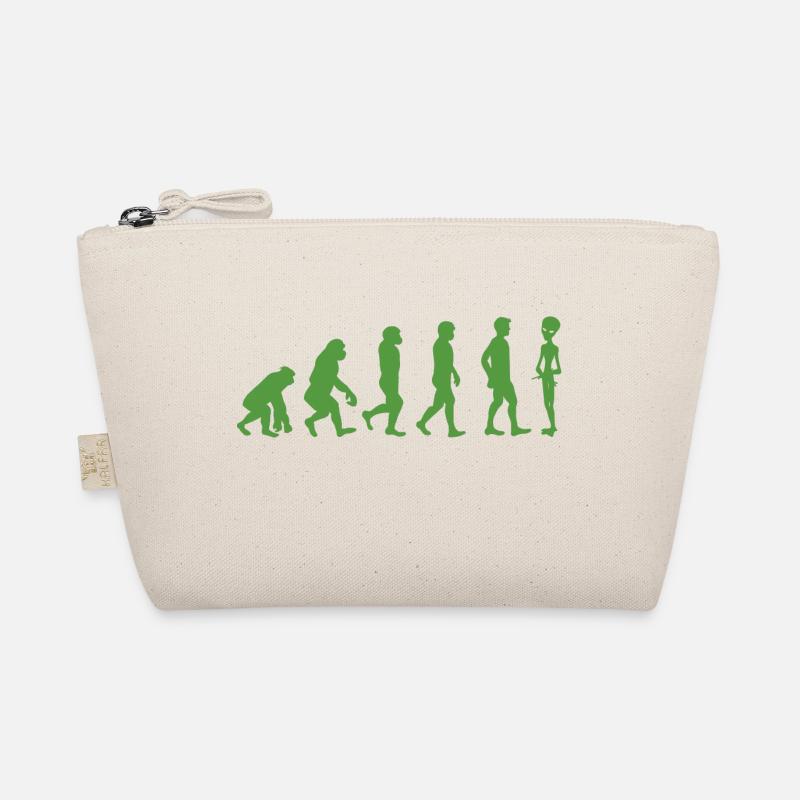 Alien / Area 51 / UFO: Evolution - Monkey - Human - Organic Pouch