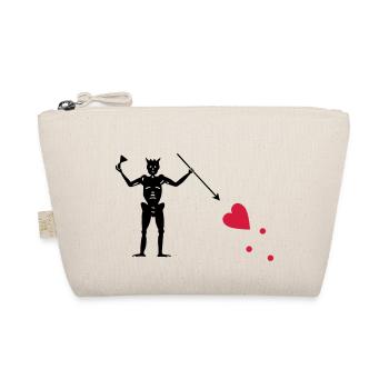 Pirate Flag of Blackbeard (Edward Teach) - Organic Pouch - nature - Front