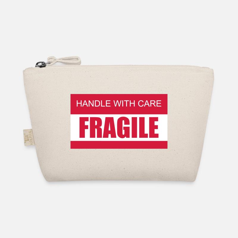 FRAGILE Handle with care 2c Bio-Täschchen