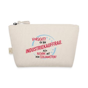 Industrieauffrau - Rechne mit dem Schlimmsten - Bio-Täschchen - Natur - Vorne