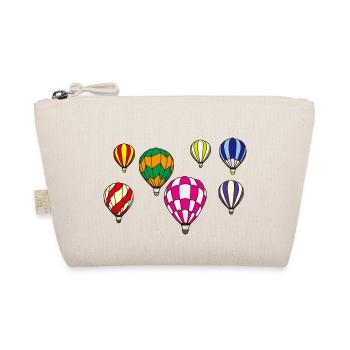 airplane airplane airplane hot air balloon air ba - Organic Pouch - nature - Front