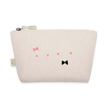 Cat Cats Couple Wedding Gift Engagement Love - Organic Pouch - nature - Front