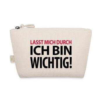 Lasst mich durch ich bin wichtig Chef Boss Kapitän - Bio-Täschchen - Natur - Vorne