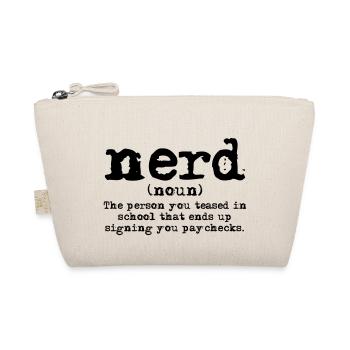 Nerd Definition - Organic Pouch - nature - Front