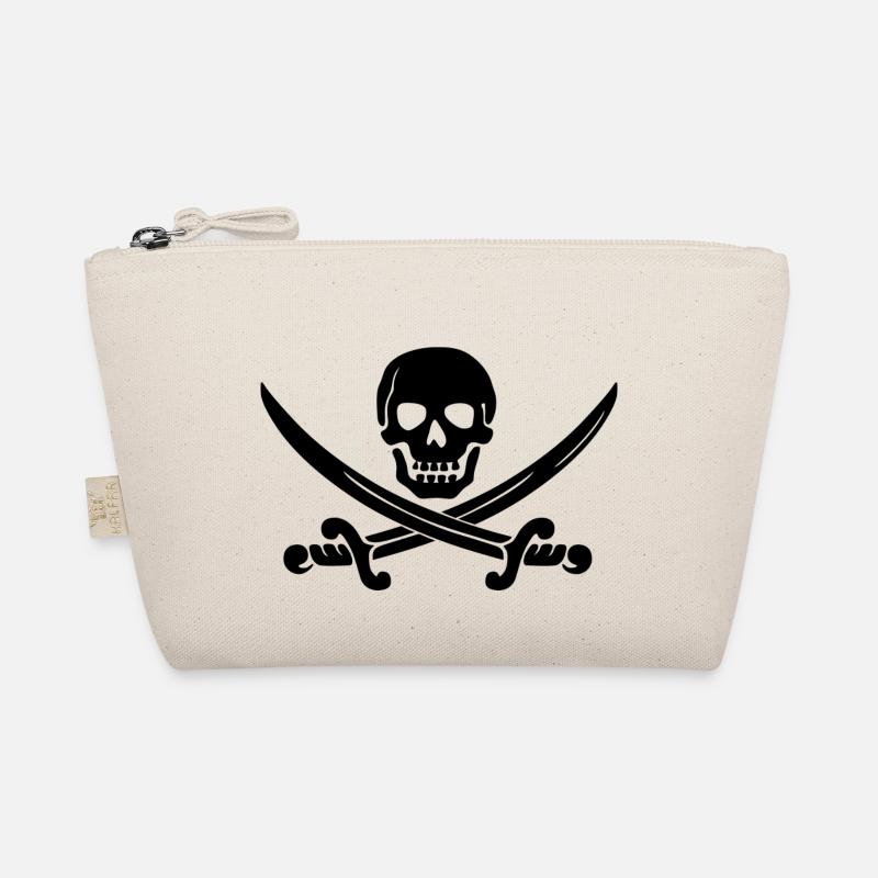 Skull saber pirate Organic Pouch