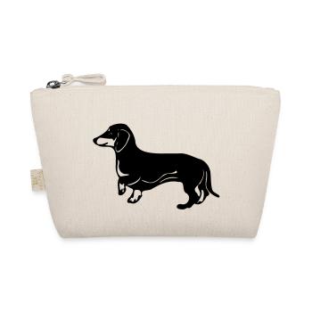 dachshund dog - Organic Pouch - nature - Front