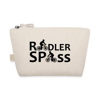 Radler Spaß Fahrrad Radfahrer Rad Fun Geschenk - Bio-Täschchen - Natur - Vorne